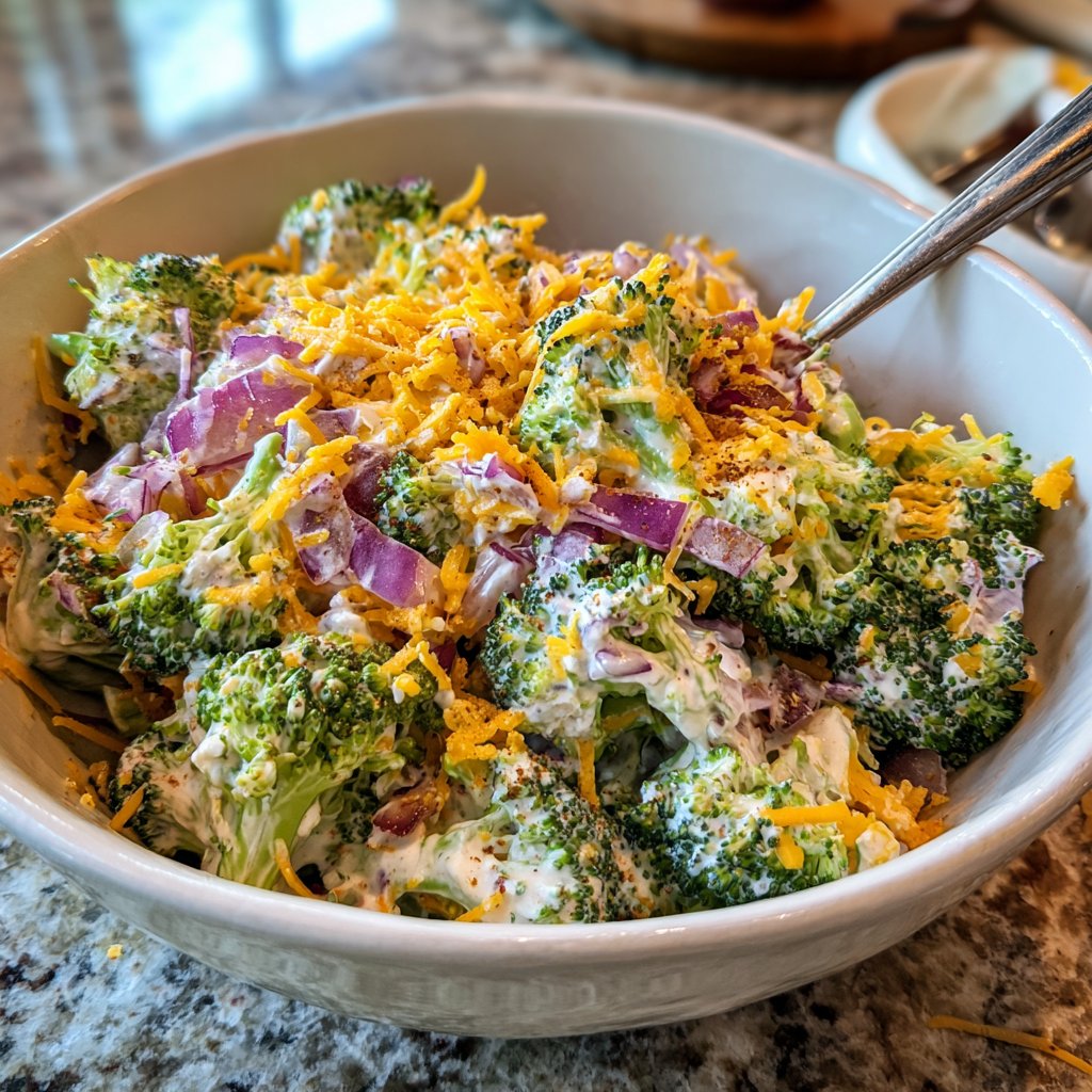 Broccoli Cheddar Salad Bowl