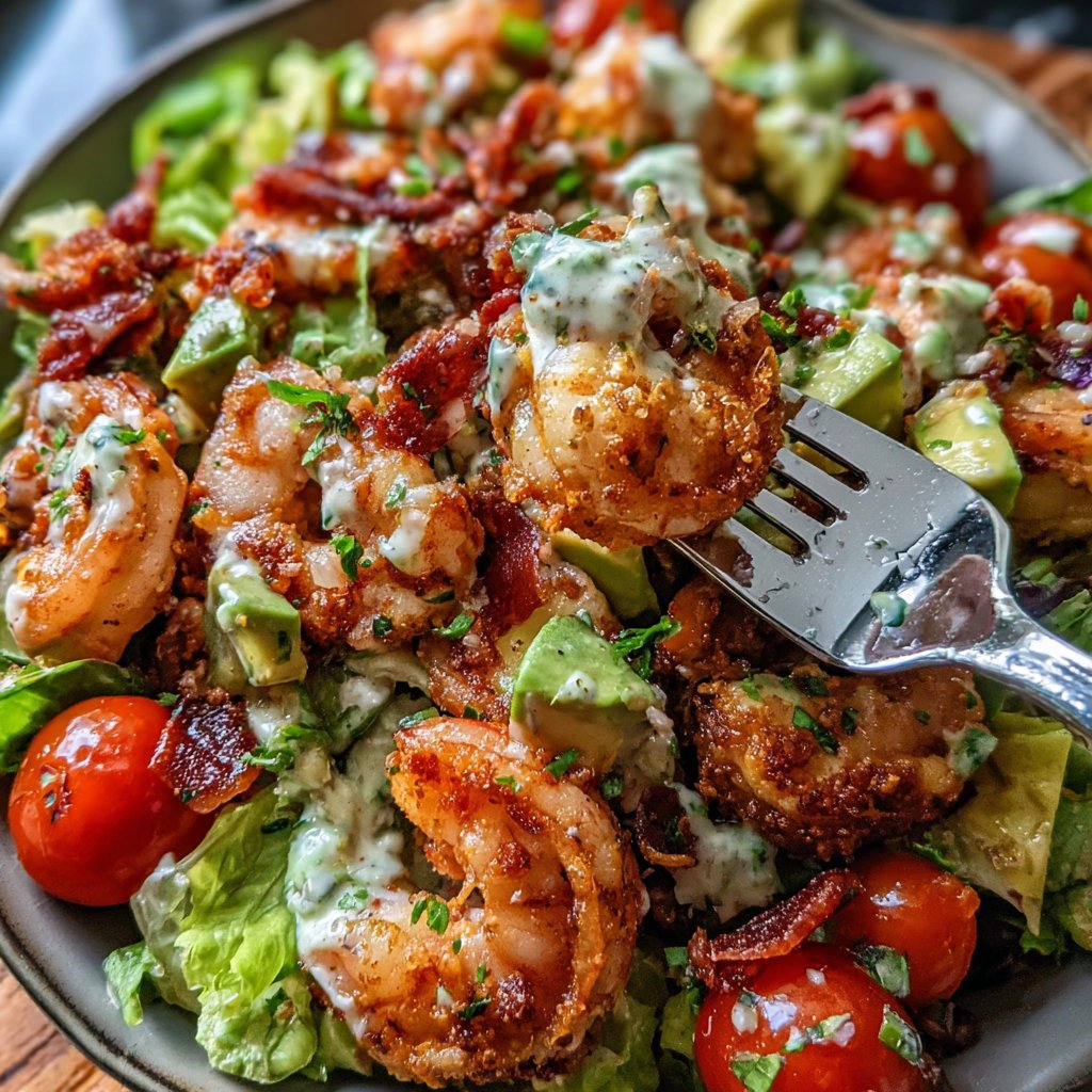Shrimp Avocado Power Salad