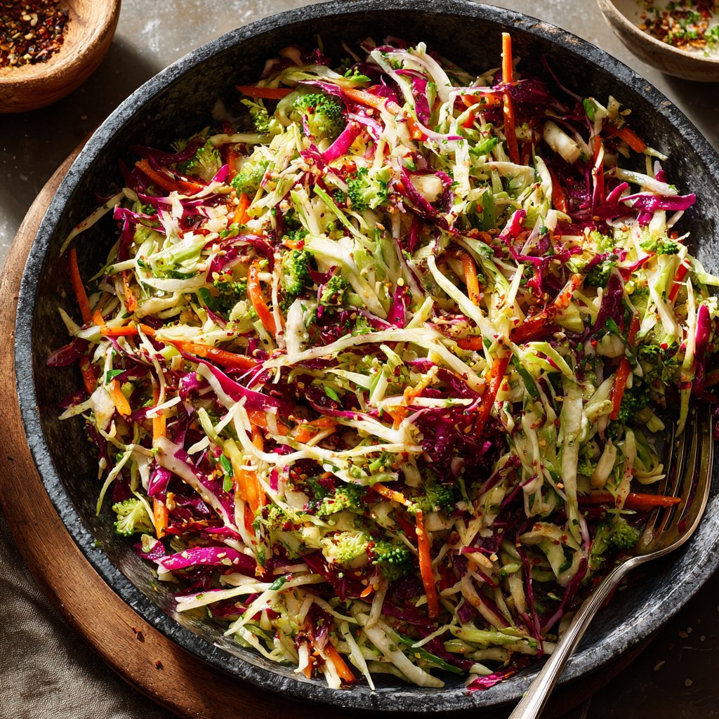 Crunchy Apple Broccoli Slaw