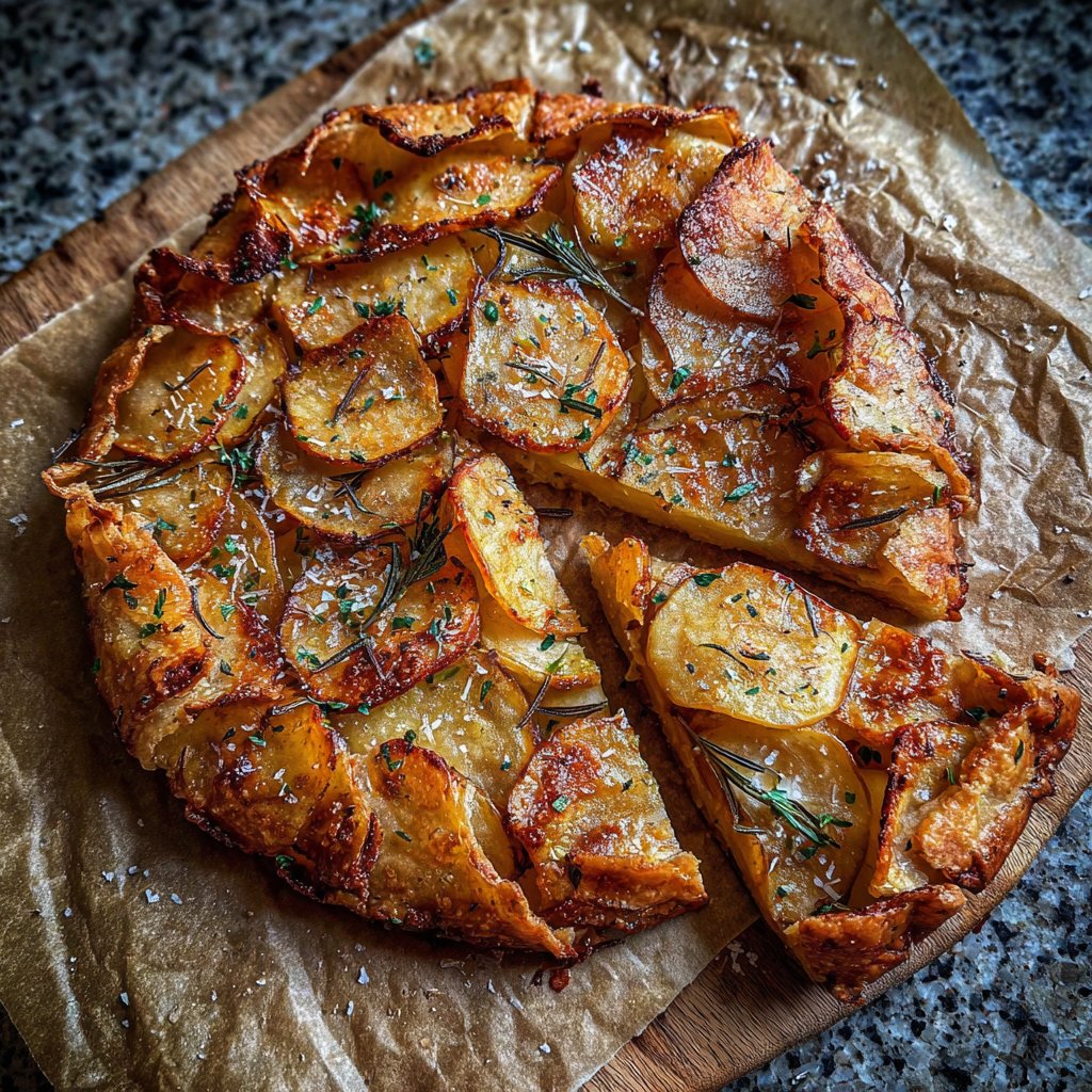 Rustic Airfryer Potato Galette