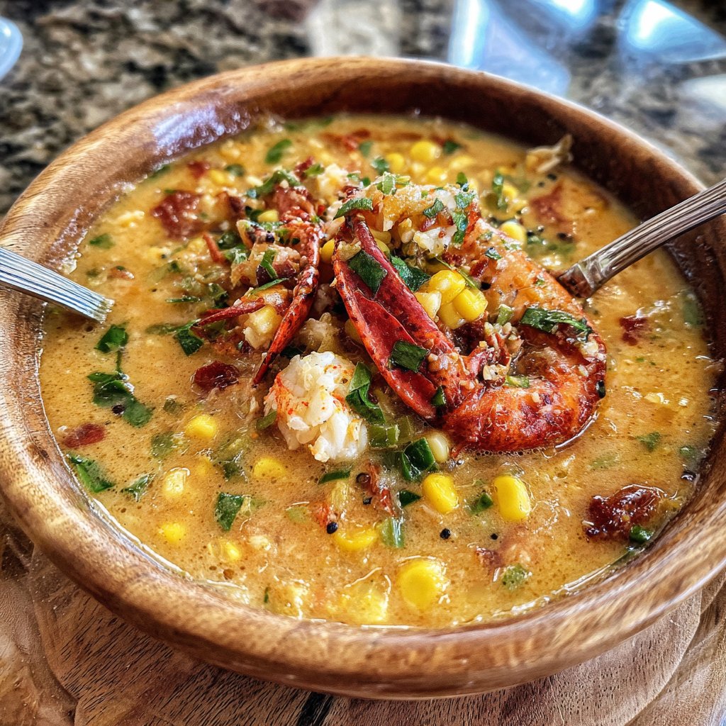 Crawfish and Corn Chowder