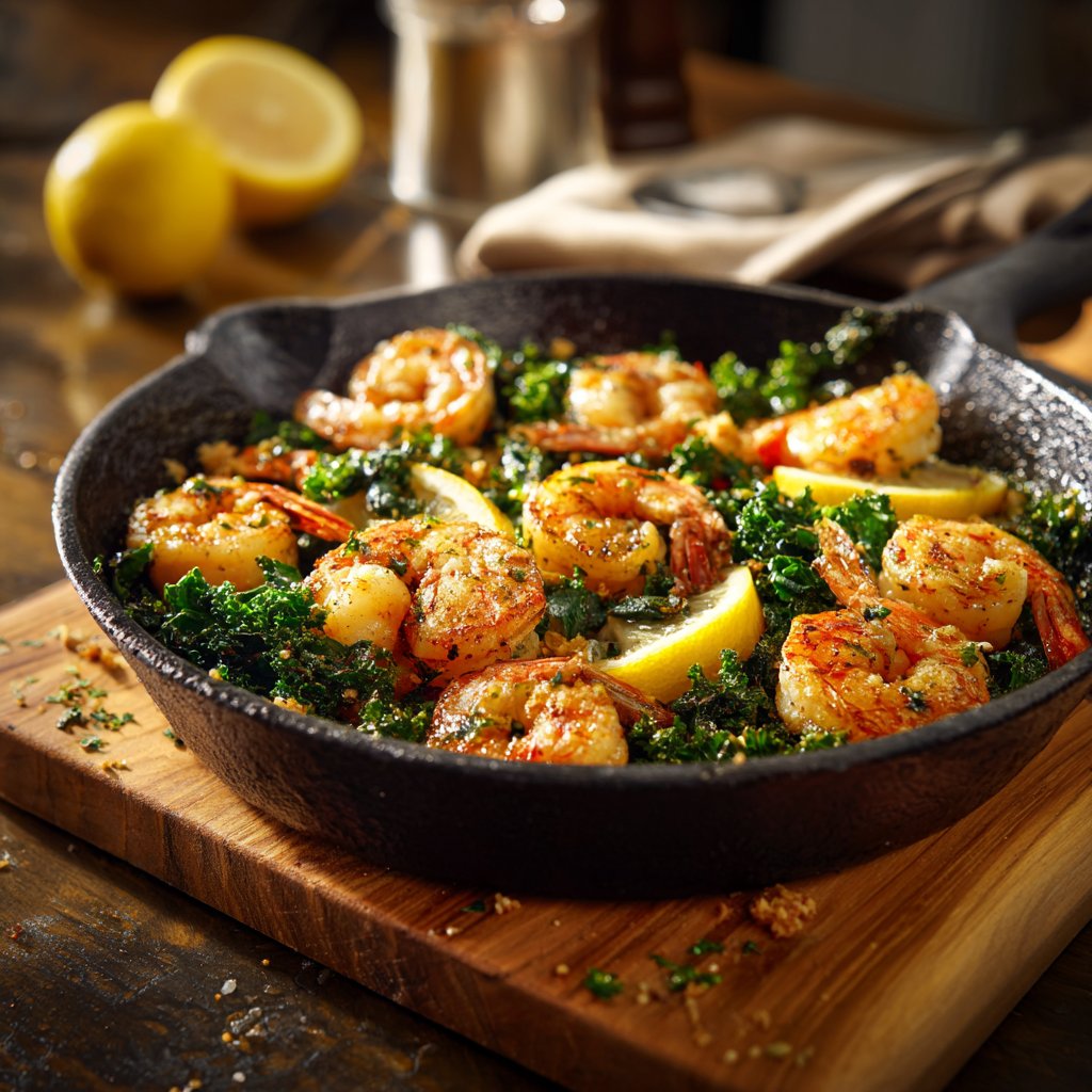 Shrimp and Kale One-Pot Meal