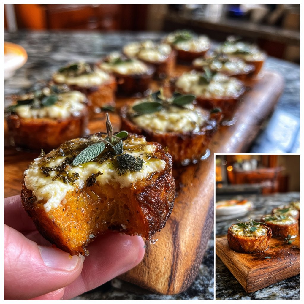 Savory Sweet Potato and Sage Bites
