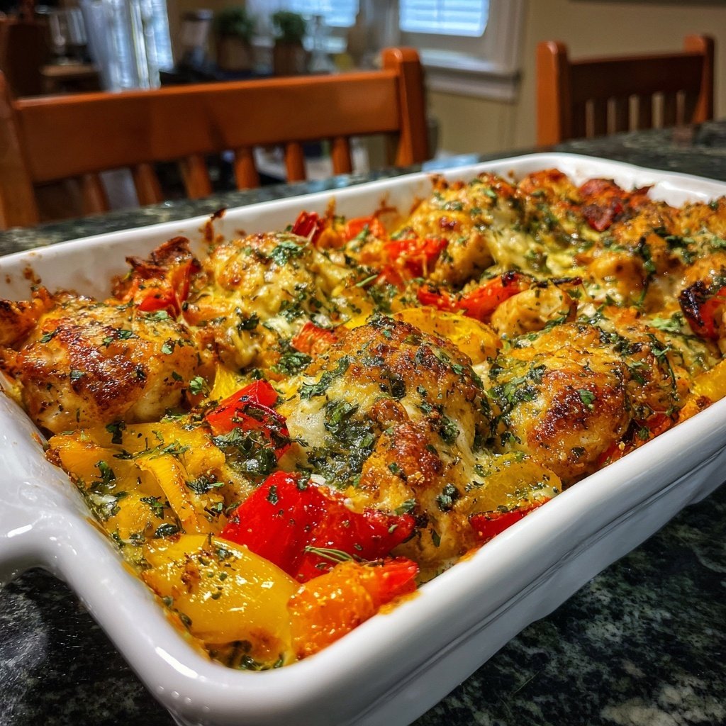 Quick Chicken and Veggie Bake