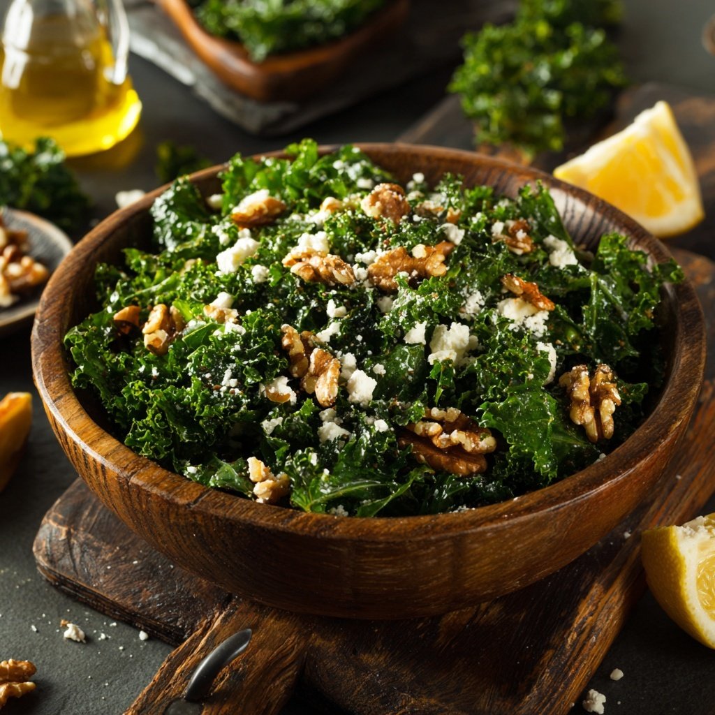 Kale Salad with Lemon Vinaigrette