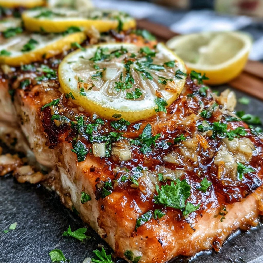 Lemon Garlic Butter Salmon